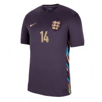 Camisa de Futebol Inglaterra Ezri Konsa #14 Equipamento Secundário Europeu 2024 Manga Curta